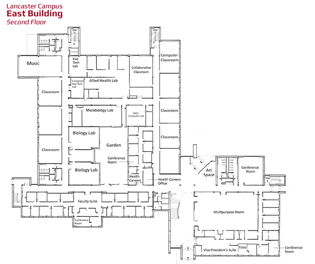 Lancaster Campus East Second Floor