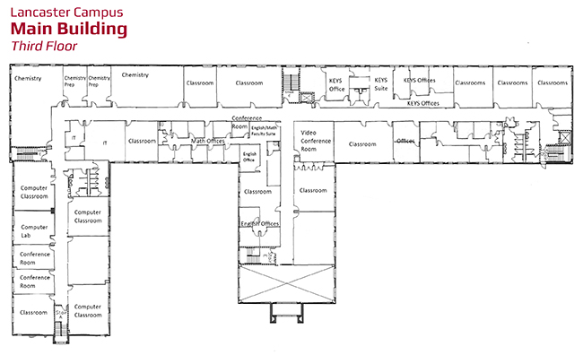 Lancaster Main Third Floor